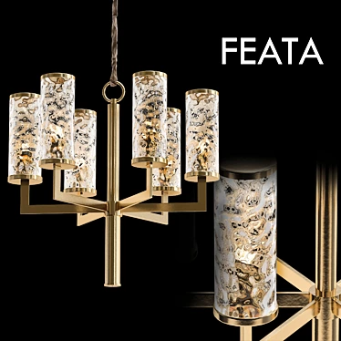 Modern Designer Chandelier - FEATA_6 3D model image 1 