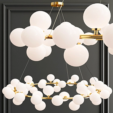 Milk Bubble Round Chandelier