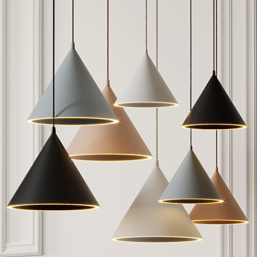 Modern ANNULAR Pendant Lamps 3D model image 1 