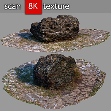 Title: Detailed Stone Model 3D model image 1 