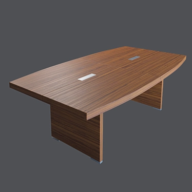 Italian Office Table: Alea Odeon 3D model image 1 