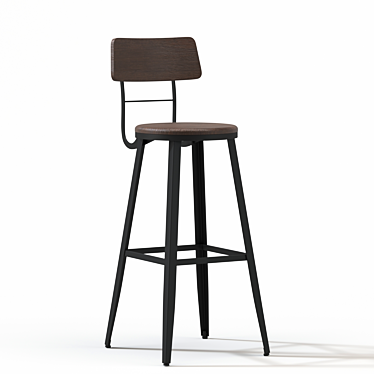 La Forma Malinda Bar Stool 3D model image 1 