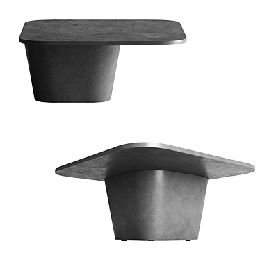 Tao Concrete Coffee Table 3D model image 1 
