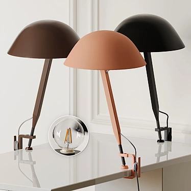 Versatile Sempe Clamp Lamp: Stylish Table Lighting 3D model image 1 