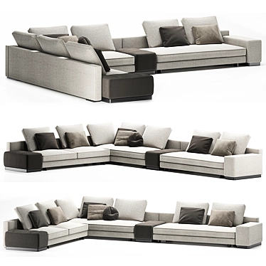 Minotti Daniels 2: Elegant and Modern Furniture 3D model image 1 