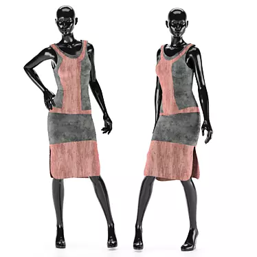 Marvelous Designer Women's Dress 3D model image 1 