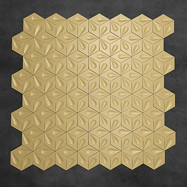 Johans Golv Drop: Versatile Decorative Tile 3D model image 1 