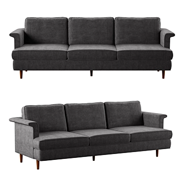 Pamula: A Luxurious Sofa 3D model image 1 