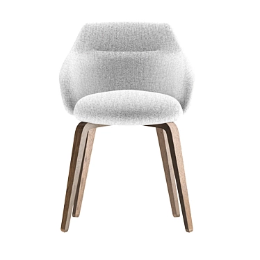 Sleek Modern Chair: Model 01 3D model image 1 