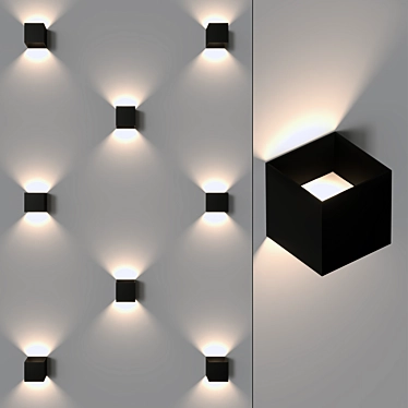 Elegant Citilux Descartes Wall Lamp 3D model image 1 