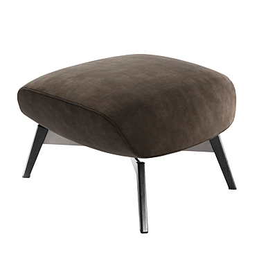 Elegant Minotti Russell Footstool 3D model image 1 