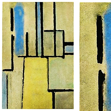 Luxury Hand-Tufted Ivo Rug 3D model image 1 