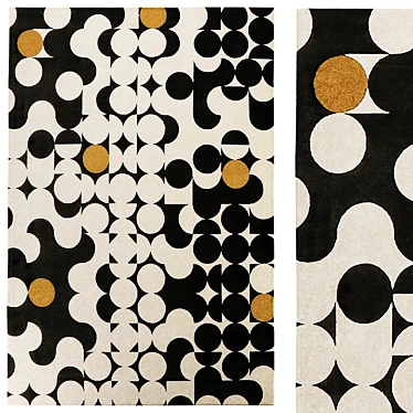 Luxury Hand-Tufted Yarsa Rug 3D model image 1 