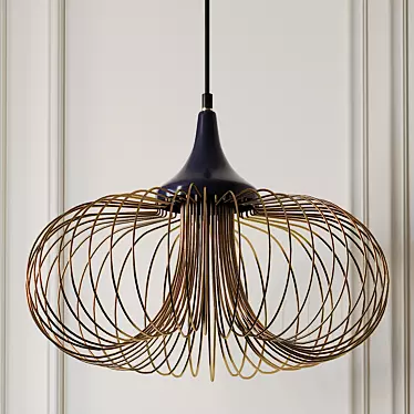 Whisk Pendant: Minimalistic Lighting by Hive 3D model image 1 