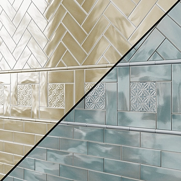 ADEX OCEAN Ceramic Tile Collection 3D model image 1 