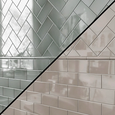 Adex Neri Ceramic Wall Tiles - Various Colors 3D model image 1 