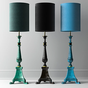 Modern Simone Granchi Designed Floor Lamp 3D model image 1 