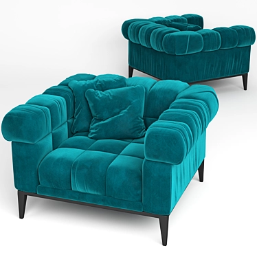 Elegant AURELIO Armchair 3D model image 1 