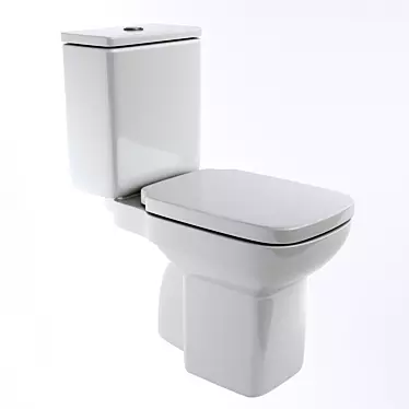  ROCA Debba Toilet Bowl: Sleek & Reliable 3D model image 1 