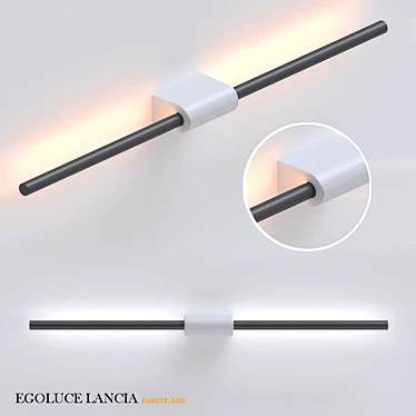 EGOLUCE LANCIA LED Wall Lamp 3D model image 1 