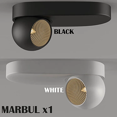 Sleek Marbul_X1 Lighting Solution 3D model image 1 