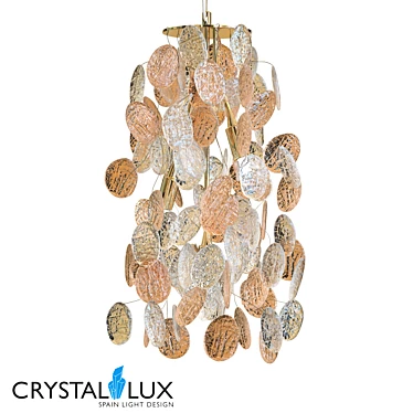 Crystal Lux TENERIFE SP3 Pendant 3D model image 1 