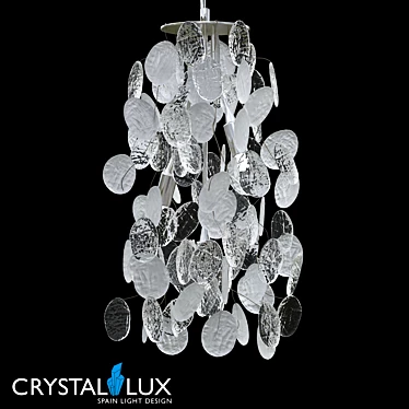 Crystal Lux Tenerife SP3 Silver Pendant 3D model image 1 