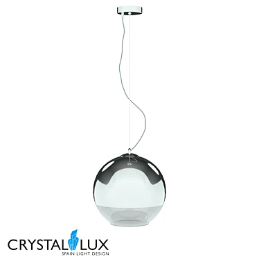 Title: Crystal Lux Woody SP1 Pendant 3D model image 1 