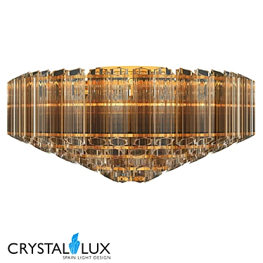 Crystal Lux AMADO PL17 Modern Pendant Light - 800mm Diameter 3D model image 1 