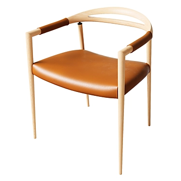 Modern Sola Arm Chair: Award-Winning Design 3D model image 1 