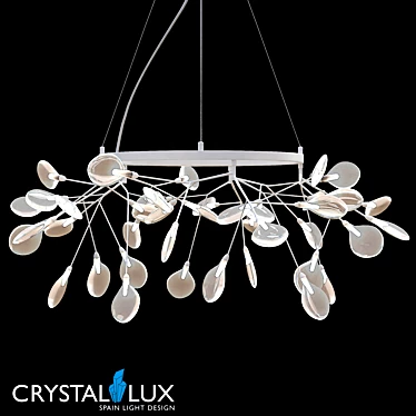 Crystal Lux Evita SP45 D Pendant 3D model image 1 