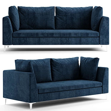 Luxury Charles Denelli Sofa 3D model image 1 