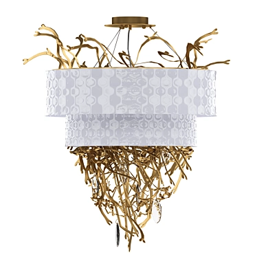 Regenbogen Karmen: Designer Lighting with Golden Shadows 3D model image 1 