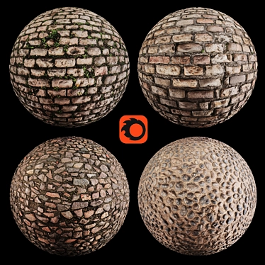 Stone Floor 2: High-Quality PBR Texture 3D model image 1 