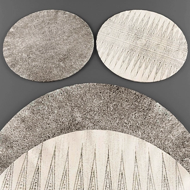 Elegant Froy Rugs Collection 3D model image 1 