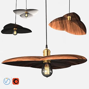 Luminara LED Ceiling Light 3D model image 1 