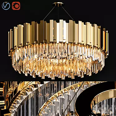 Imperial Suspension Mondo Chandelier 3D model image 1 