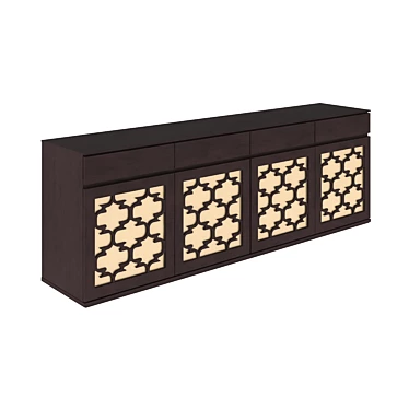 Marrakesh Sideboard: Exquisite Elegance & Functional Beauty 3D model image 1 
