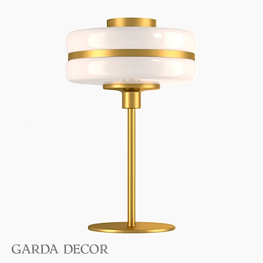 Table Lamp Garda Decor 60GD-9258T
Elegant Metal and Glass Design 3D model image 1 