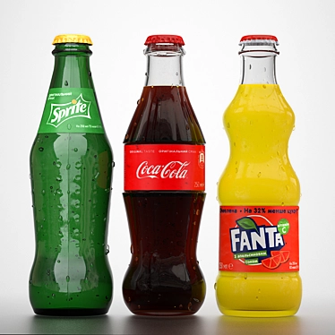 Coca Cola, Fanta, Sprite 0.25l