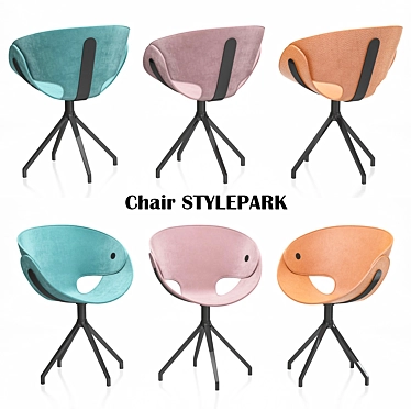 Tonon Chair: Stylish Seating 3D model image 1 