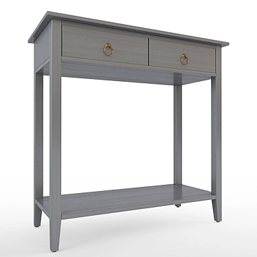 Elegant Jasmine Gray Console Table 3D model image 1 