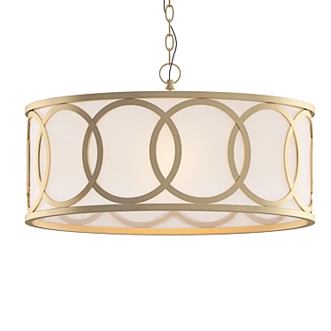 Elegant Townsend Chandelier 3D model image 1 