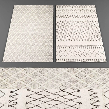 Stylish Froy Rugs Collection 3D model image 1 
