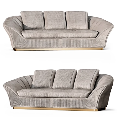 Exquisite Charisma Passion Sofa 3D model image 1 