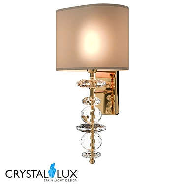 Crystal Lux Armando AP1.2 Gold Pendant 3D model image 1 
