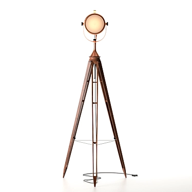 Classic Elegance Floor Lamp 3D model image 1 