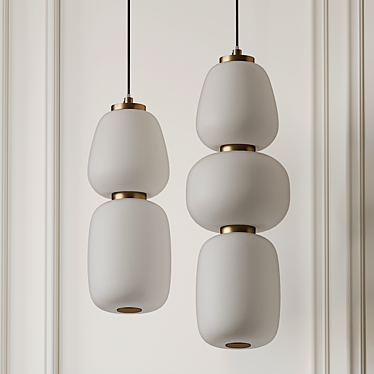 Soji LED Mini Pendant: Modern Lighting by ET2 3D model image 1 