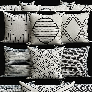 Cozy Cushion Collection 3D model image 1 