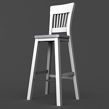 Wood Art Ukraine Rines Bar Stool 3D model image 1 